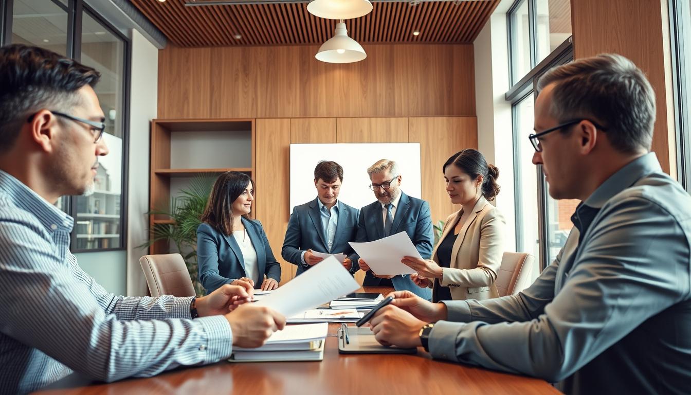 Preparations for a real estate closing